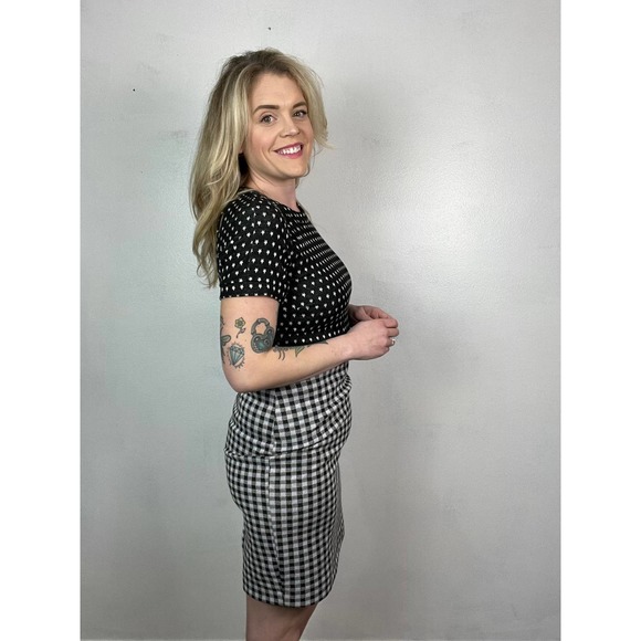 Greylin Stars and Checkered Dress size L - Picture 2 of 9